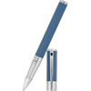 S T Dupont D - Initial Rollerball Pen - Shark Blue - Pen Boutique Ltd
