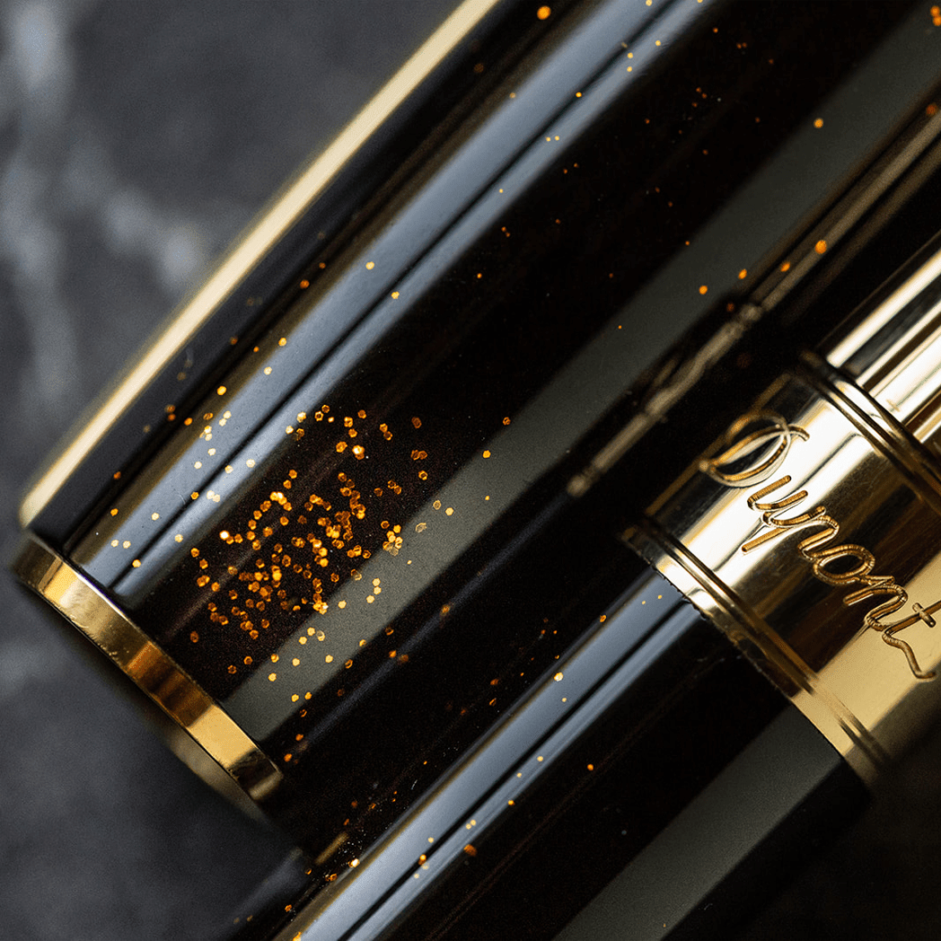 S T Dupont Line D Fountain Pen - Gold Dust - Large (US Exclusive Edition) - Pen Boutique Ltd