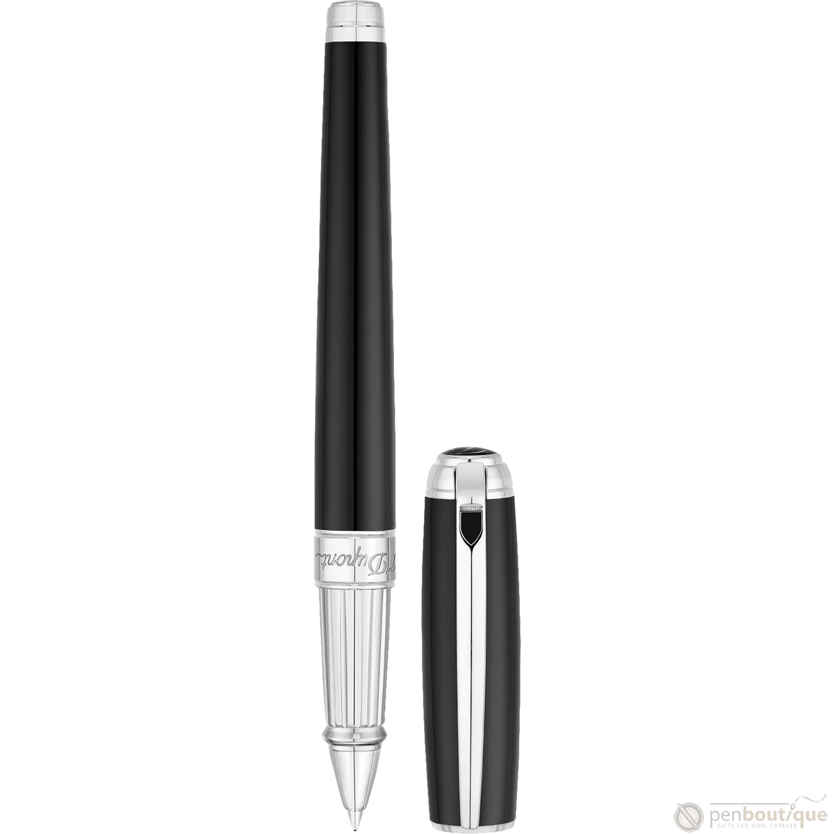 S T Dupont Line D Rollerball Pen - Black - Pen Boutique Ltd