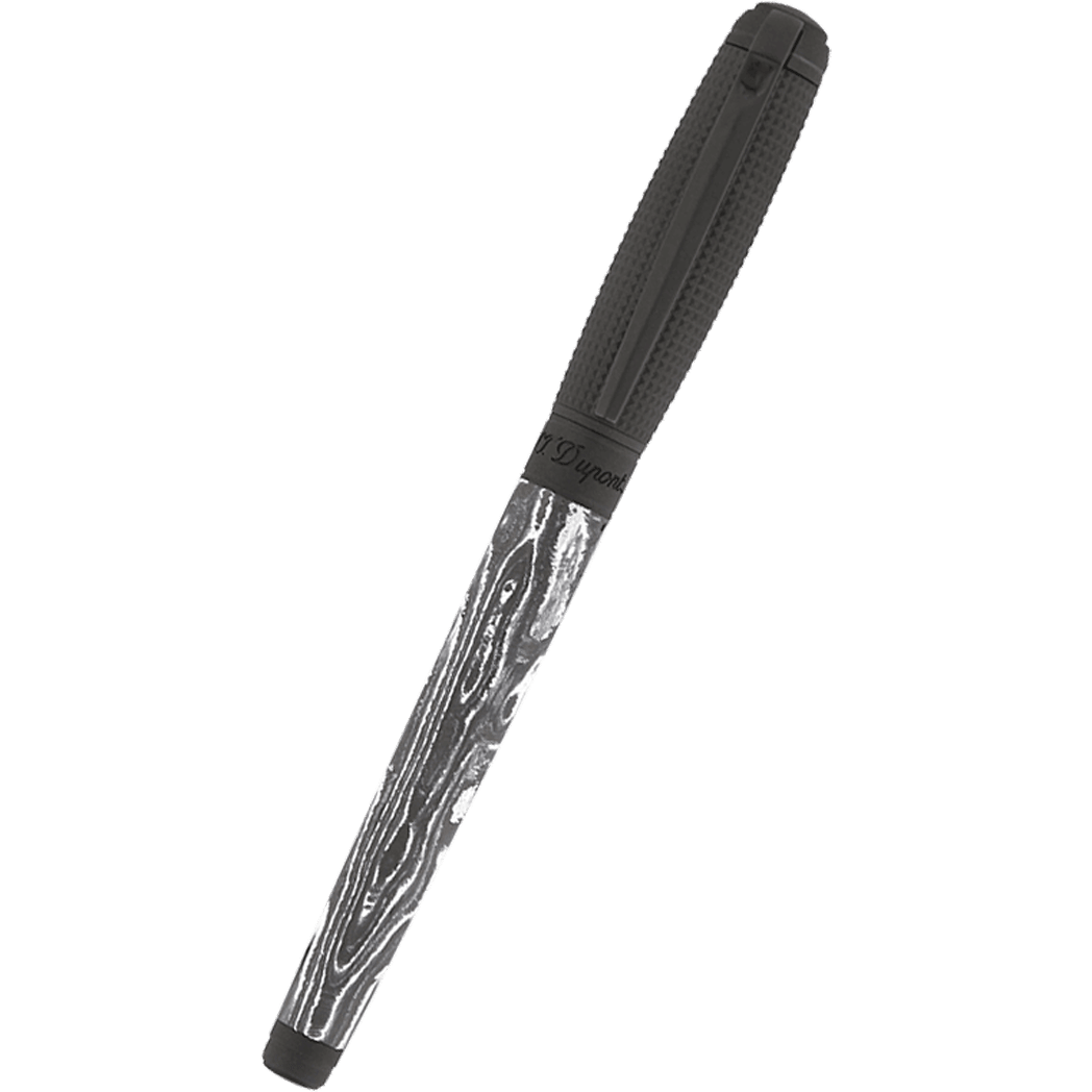 S T Dupont Line D Rollerball Pen - Carbon Graphite - Dark Storm - Large - Pen Boutique Ltd