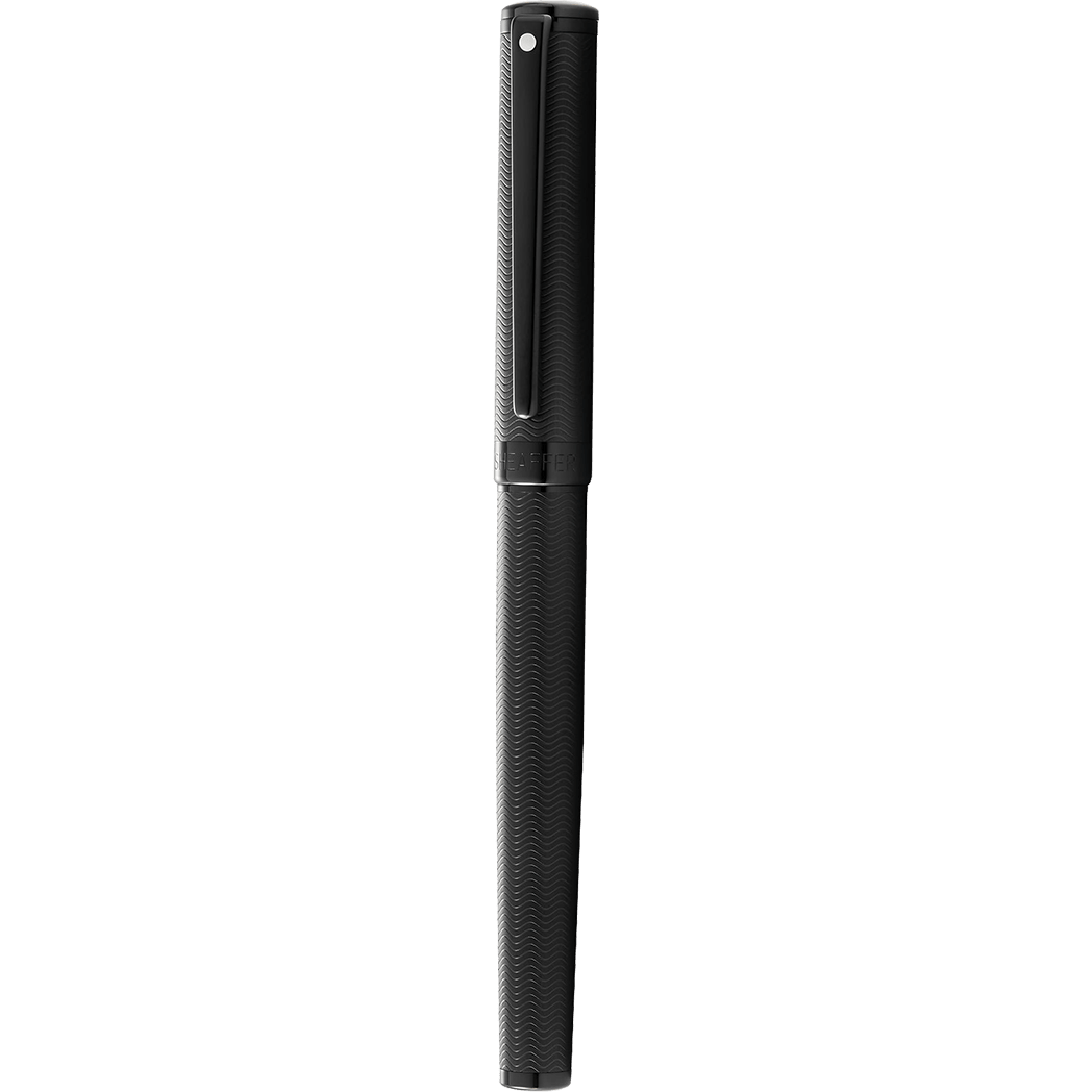 Sheaffer Intensity Fountain Pen - Engraved Matte Black PVD - Pen Boutique Ltd