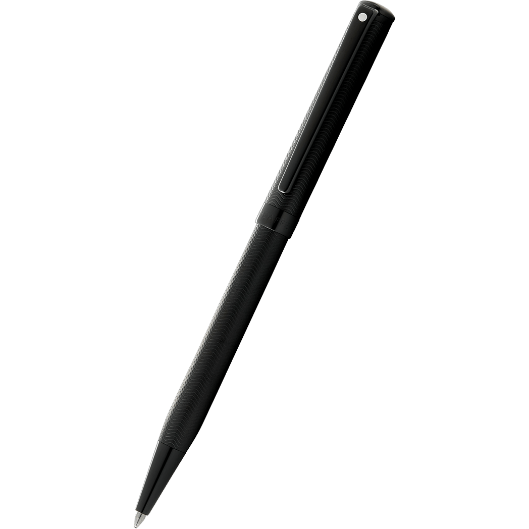 Sheaffer Intensity Ballpoint Pen - Engraved Matte Black PVD - Pen Boutique Ltd