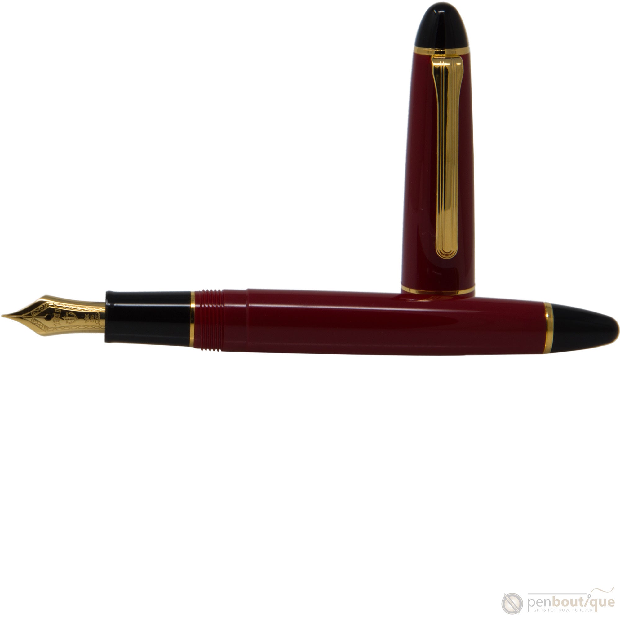 Sailor 1911S Fountain Pen - Red - Gold Trim - Pen Boutique Ltd