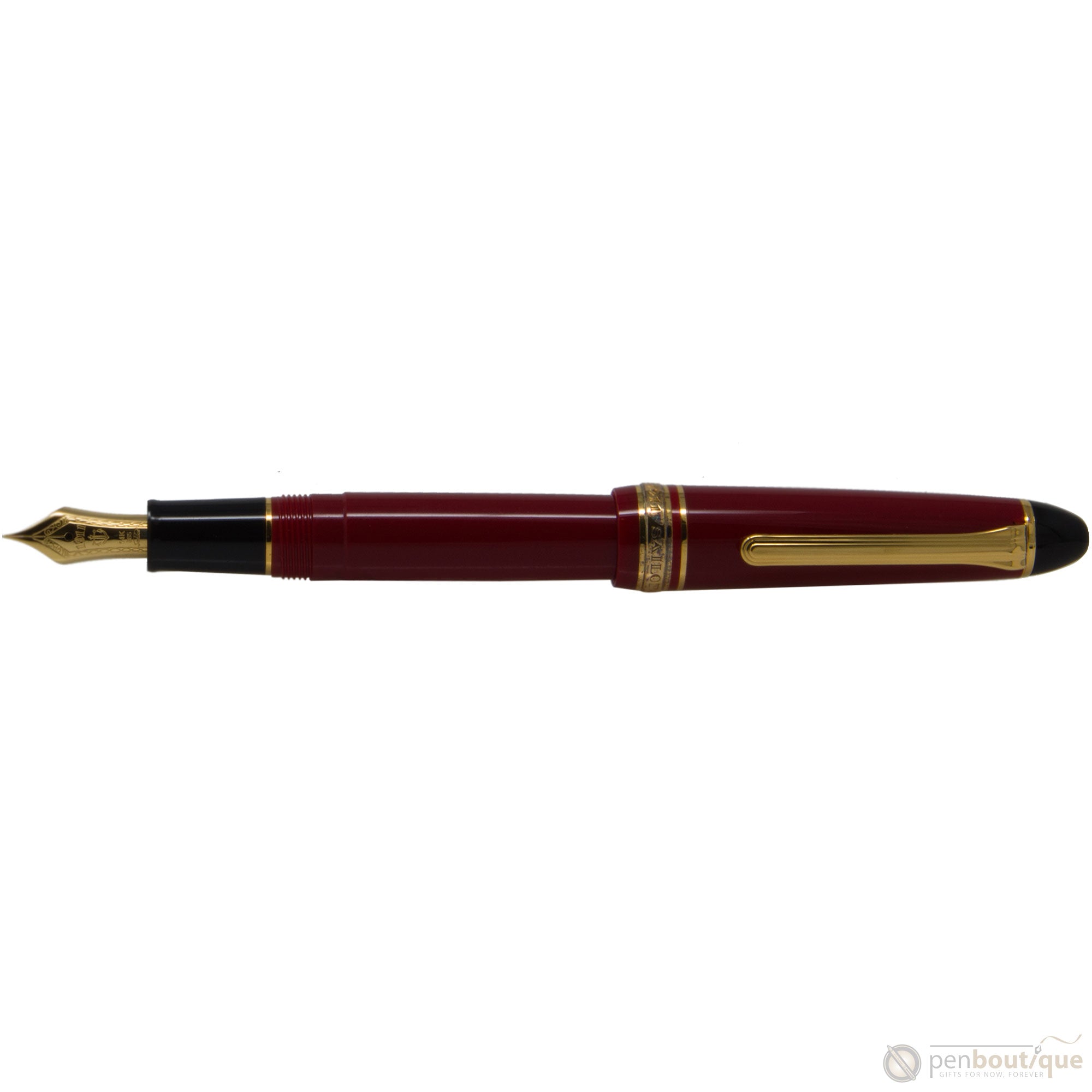 Sailor 1911S Fountain Pen - Red - Gold Trim - Pen Boutique Ltd