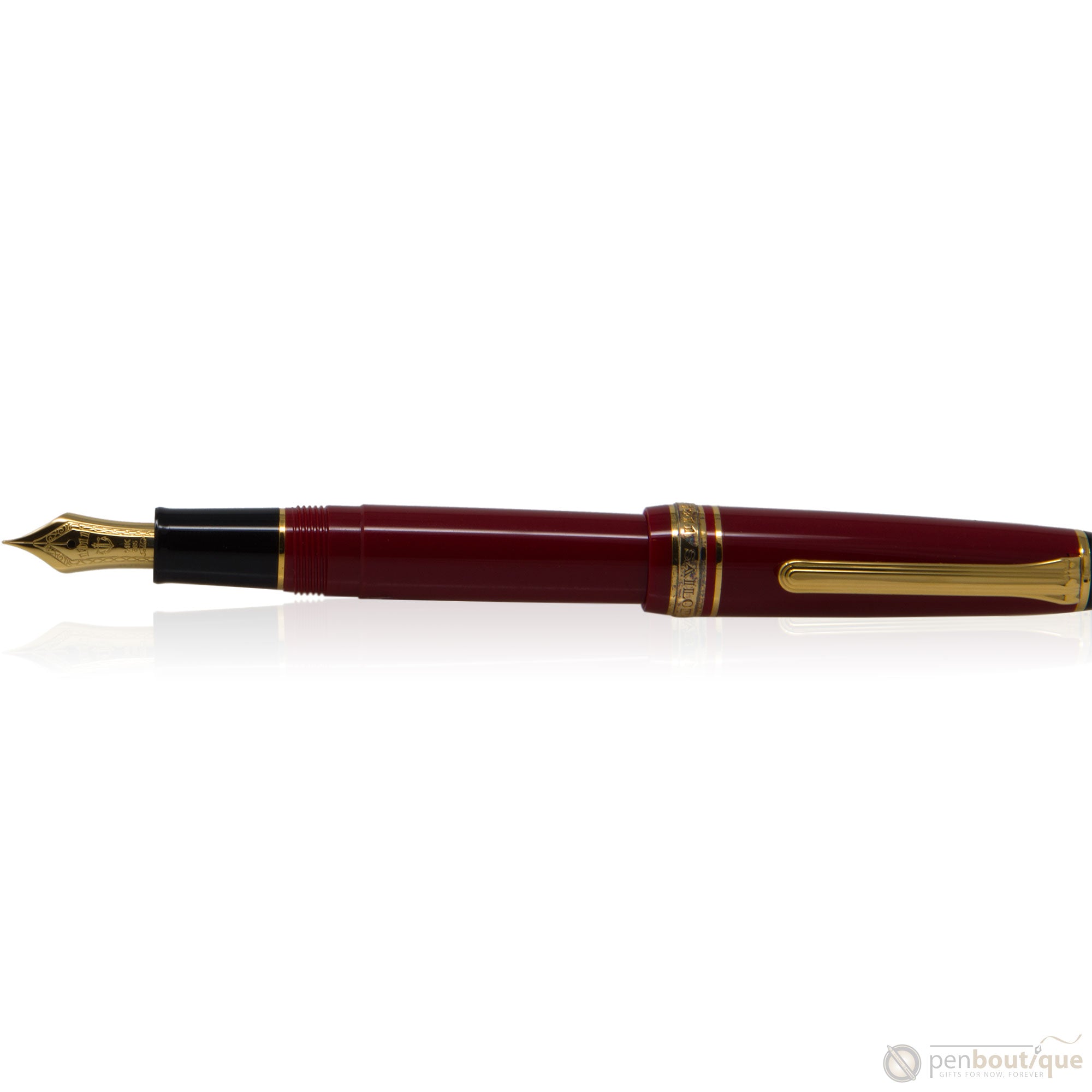 Sailor 1911S Fountain Pen - Red - Gold Trim - Pen Boutique Ltd