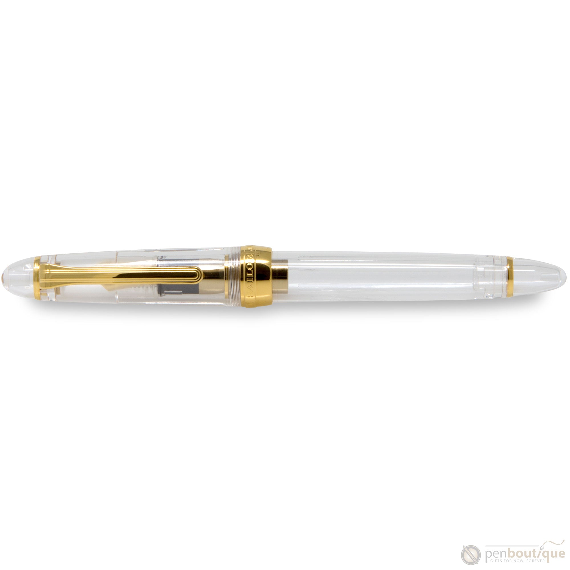 Sailor 1911L Fountain Pen - Transparent Gold Trim - Pen Boutique Ltd