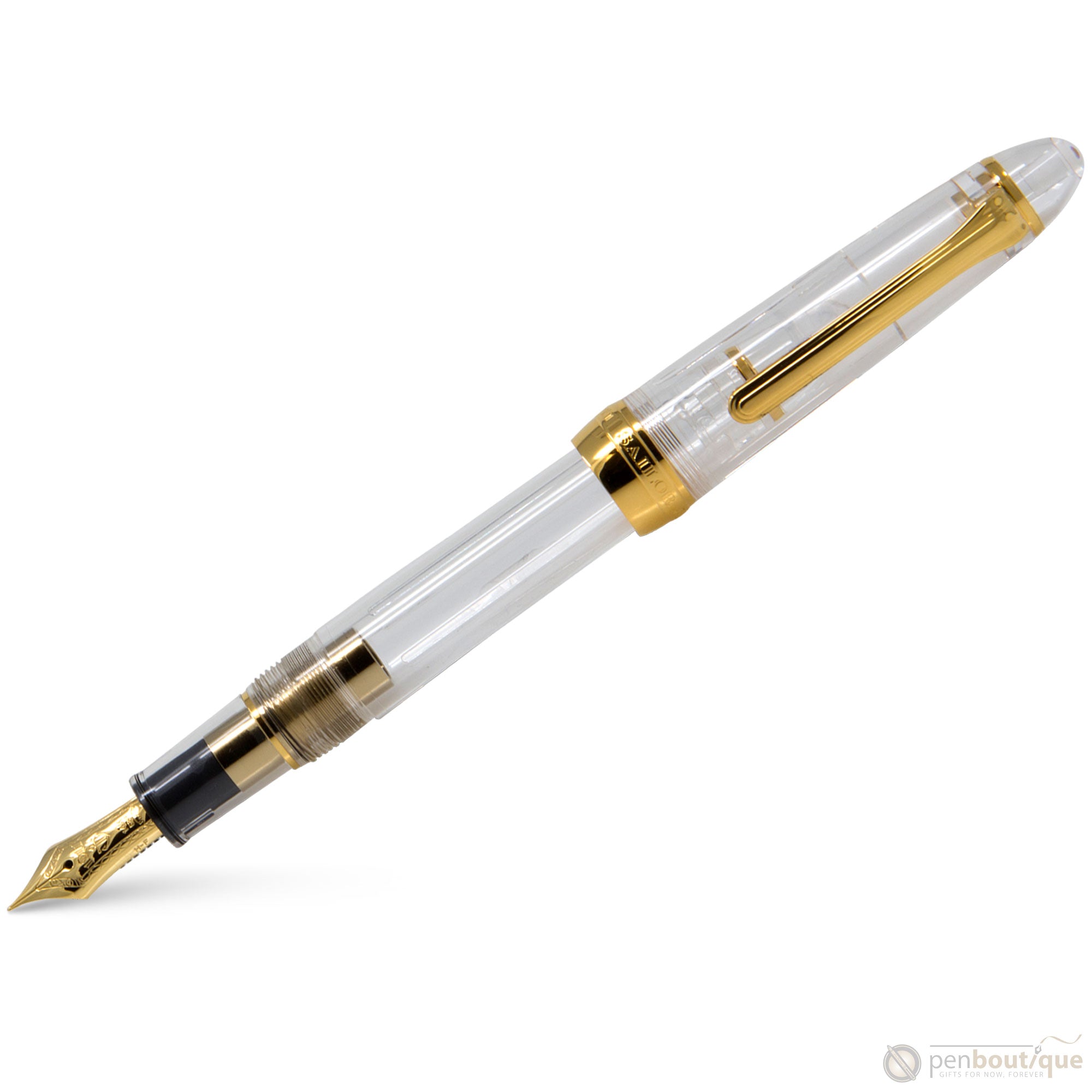 Sailor 1911L Fountain Pen - Transparent Gold Trim - Pen Boutique Ltd