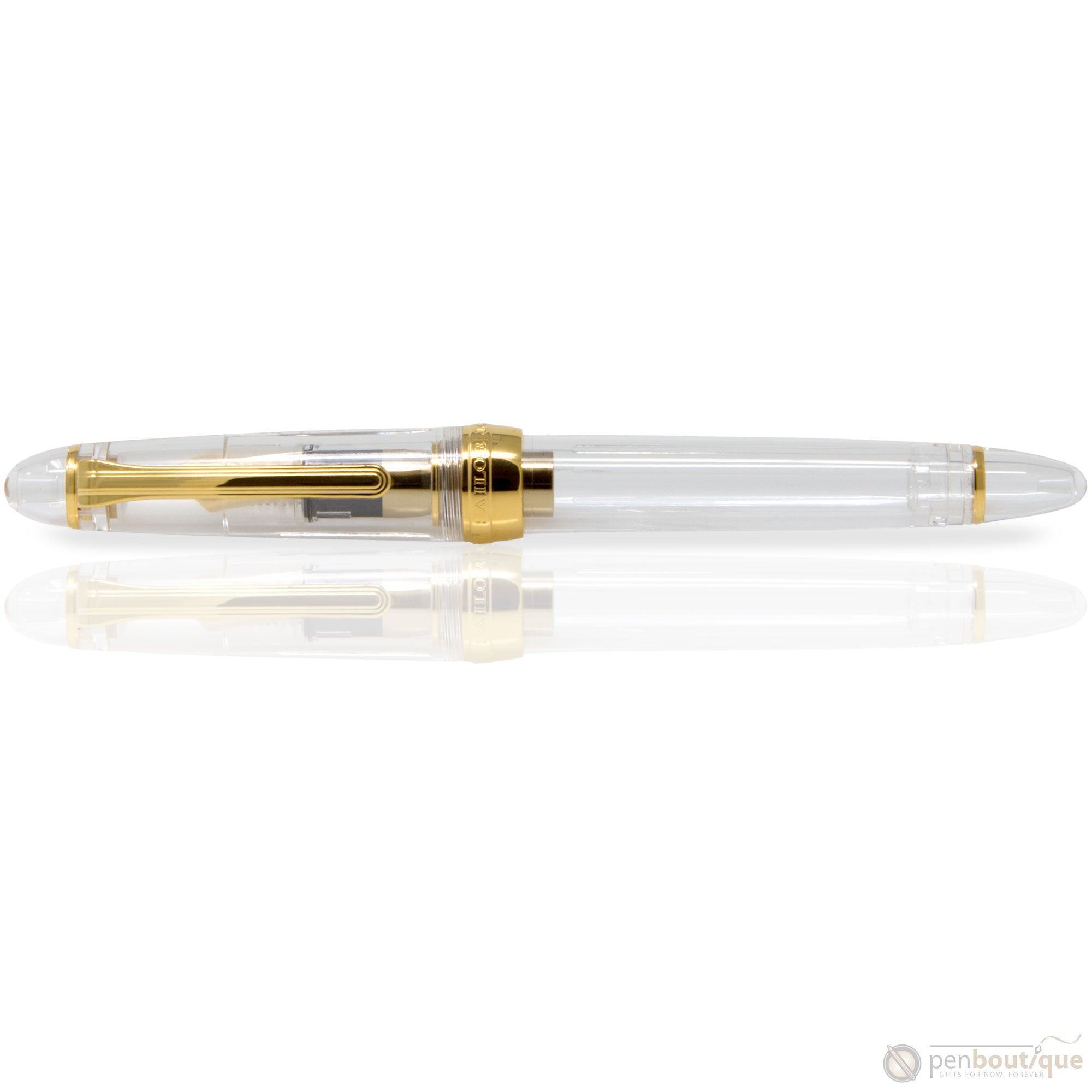 Sailor 1911L Fountain Pen - Transparent Gold Trim - Pen Boutique Ltd