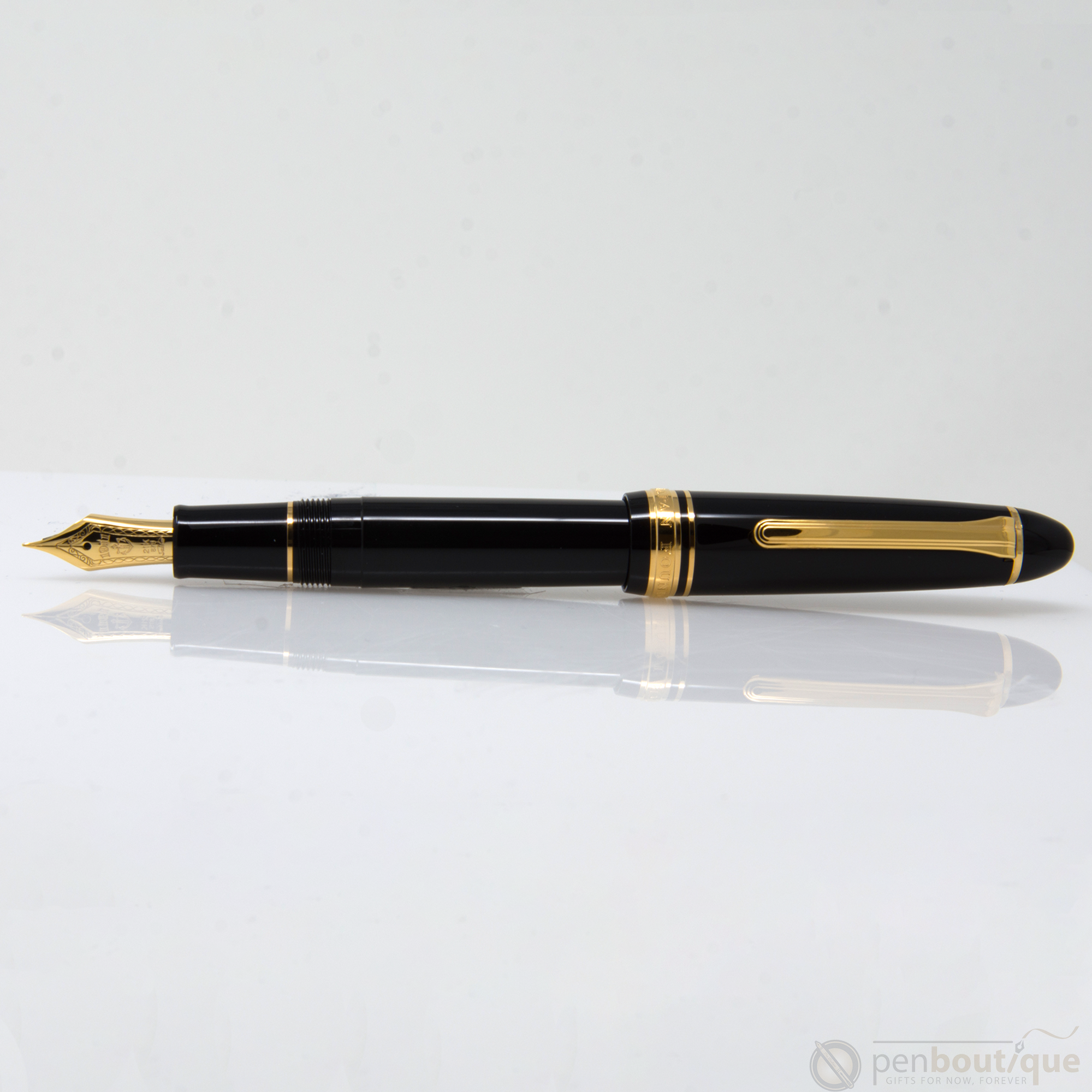 Sailor 1911L Fountain Pen - Black/Gold - Large size - 21k Gold Nib-Pen Boutique Ltd