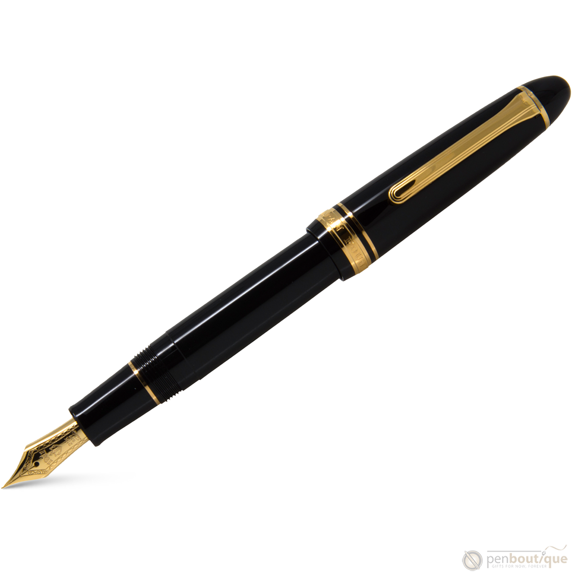 Sailor 1911L Fountain Pen - Black/Gold - Large size - 21k Gold Nib-Pen Boutique Ltd