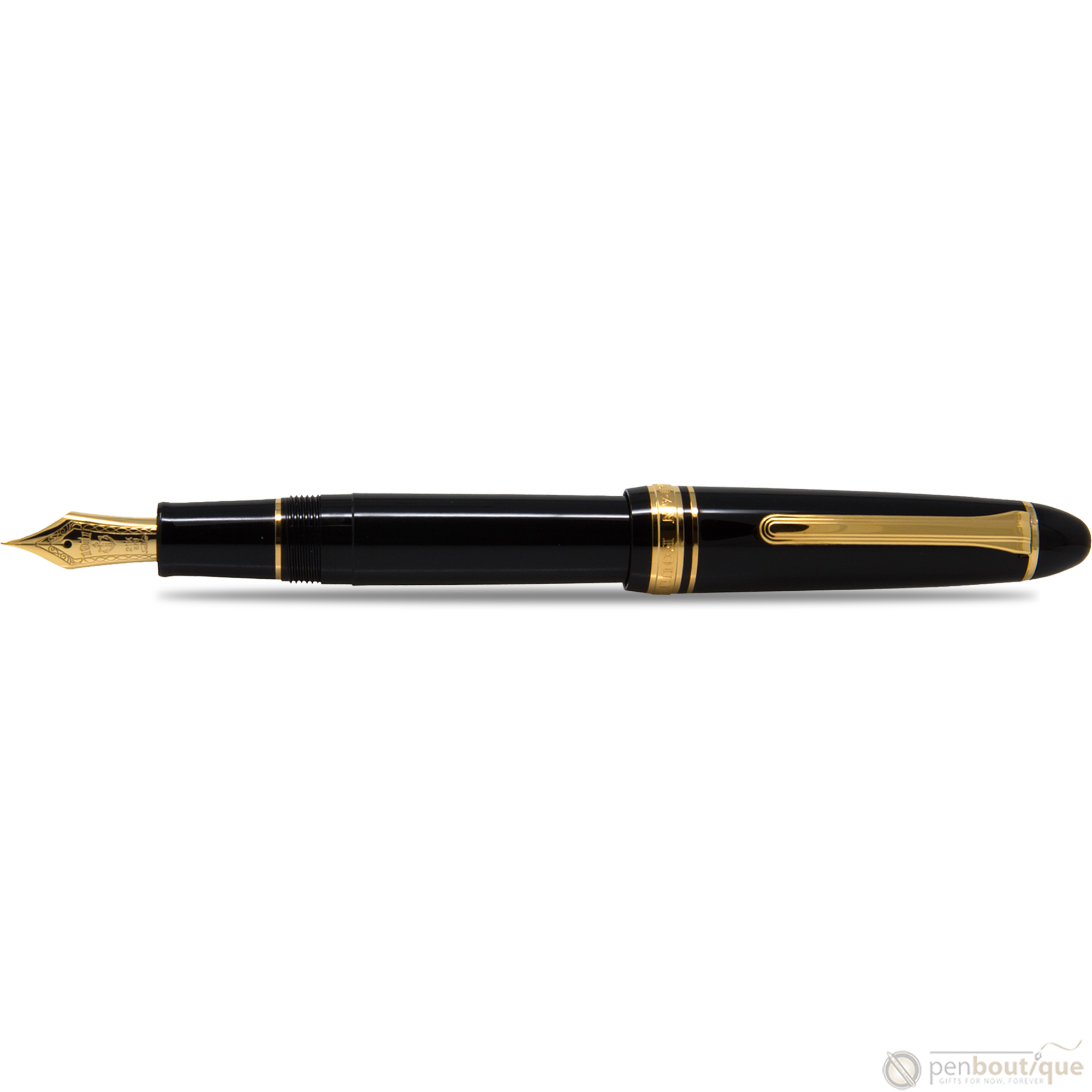 Sailor 1911L Fountain Pen - Black/Gold - Large size - 21k Gold Nib-Pen Boutique Ltd