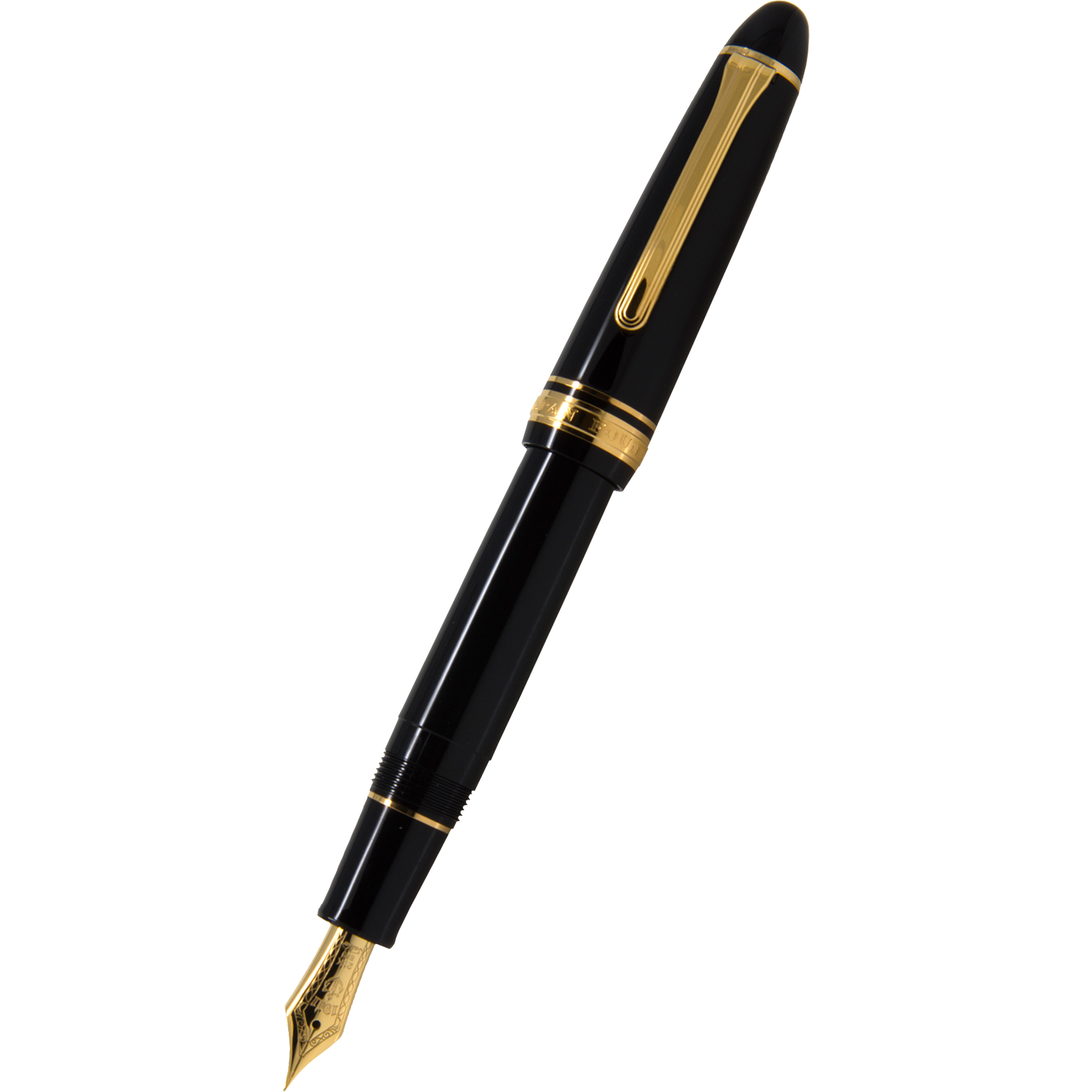 Sailor 1911L Fountain Pen - Black/Gold - Large size - 21k Gold Nib-Pen Boutique Ltd