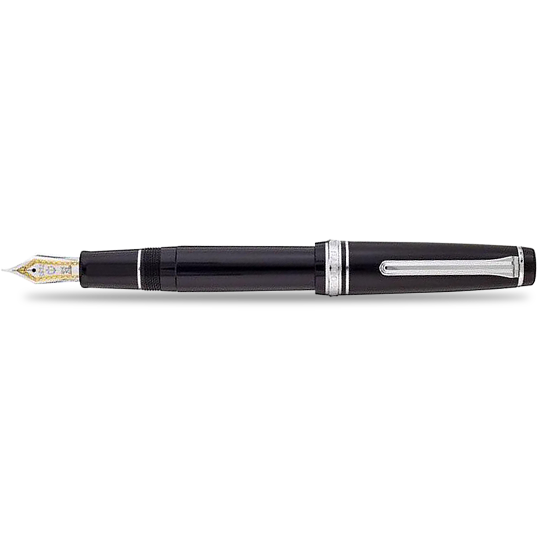 Sailor Professional Gear Black/Silver Fountain Pen-Pen Boutique Ltd