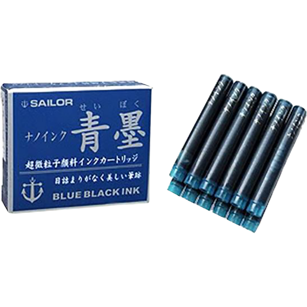 Sailor Sei Boku Pigmented Blue/Black - Ink Cartridges-Pen Boutique Ltd