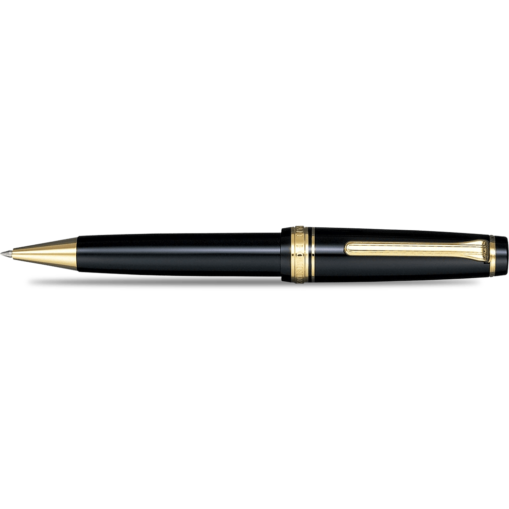 Sailor Professional Gear Black 24K Gold Plated Ballpoint Pen - Pen Boutique Ltd