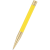 S T Dupont D - Initial Ballpoint Pen - Pastel Vanilla - Yellow Gold Trim - Pen Boutique Ltd