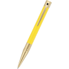 S T Dupont D - Initial Ballpoint Pen - Pastel Vanilla - Yellow Gold Trim - Pen Boutique Ltd