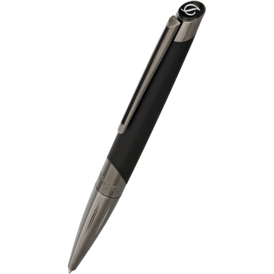 ST Dupont Defi Millennium Ballpoint Pen - Matte Black - Gunmetal Trim - Pen Boutique Ltd