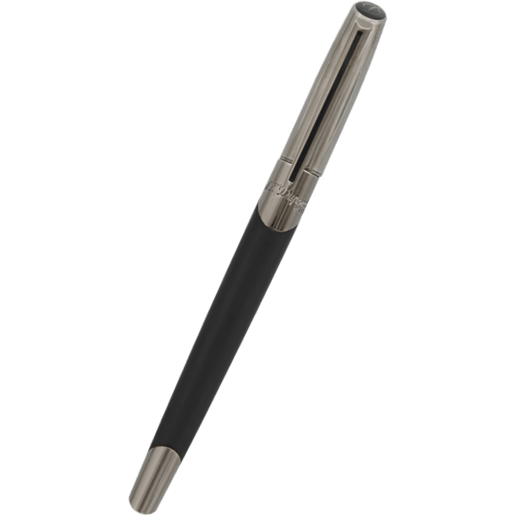 ST Dupont Defi Millennium Fountain Pen - Matte Black - Gunmetal Trim - Pen Boutique Ltd