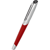 ST Dupont Defi Millennium Rollerball Pen - Shiny Red - Silver Trim - Pen Boutique Ltd