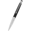 ST Dupont Defi Millennium Shiny Silver/Black Ballpoint Pen - Pen Boutique Ltd