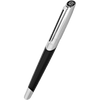 ST Dupont Defi Millennium Fountain Pen - Black - Shiny Silver Trim - Pen Boutique Ltd