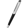 ST Dupont Defi Millennium Rollerball Pen - Black - Shiny Silver Trim - Pen Boutique Ltd