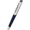 ST Dupont Defi Millennium Silver/Blue Navy Fountain Pen - Pen Boutique Ltd
