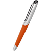 S T Dupont Defi Millennium Silver/Matte Orange Rollerball Pen - Pen Boutique Ltd
