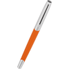 S T Dupont Defi Millennium Silver/Matte Orange Rollerball Pen - Pen Boutique Ltd
