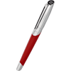 ST Dupont Defi Millennium Silver/Shiny Red Fountain Pen - Pen Boutique Ltd