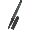 S T Dupont Line D Fountain Pen - Carbon Graphite - Glacial Cave - Large - Pen Boutique Ltd