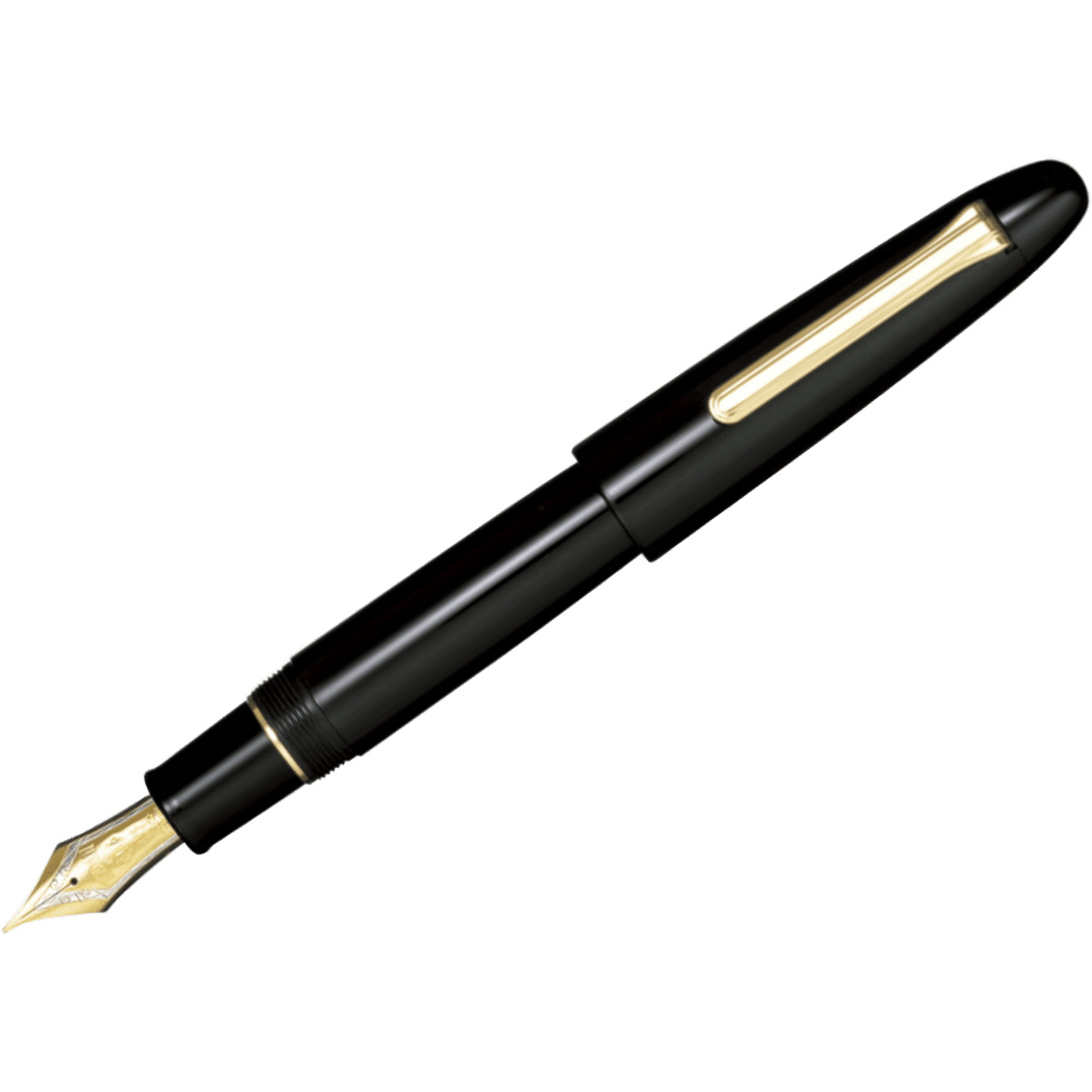 Sailor 1911 Fountain Pen - King of Pens - Ebonite - Gold Trim (Bespoke Dealer Exclusive) - Pen Boutique Ltd