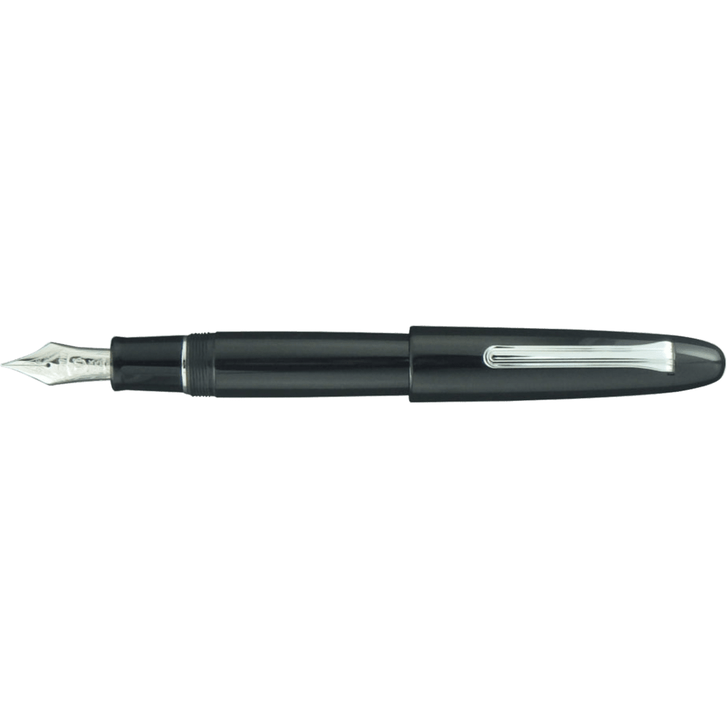 Sailor 1911 Fountain Pen - King of Pens - Ebonite - Silver Trim (Bespoke Dealer Exclusive) - Pen Boutique Ltd