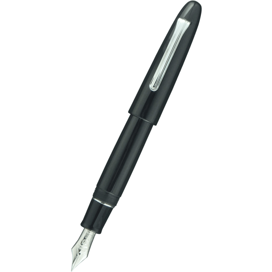 Sailor 1911 Fountain Pen - King of Pens - Ebonite - Silver Trim (Bespoke Dealer Exclusive) - Pen Boutique Ltd