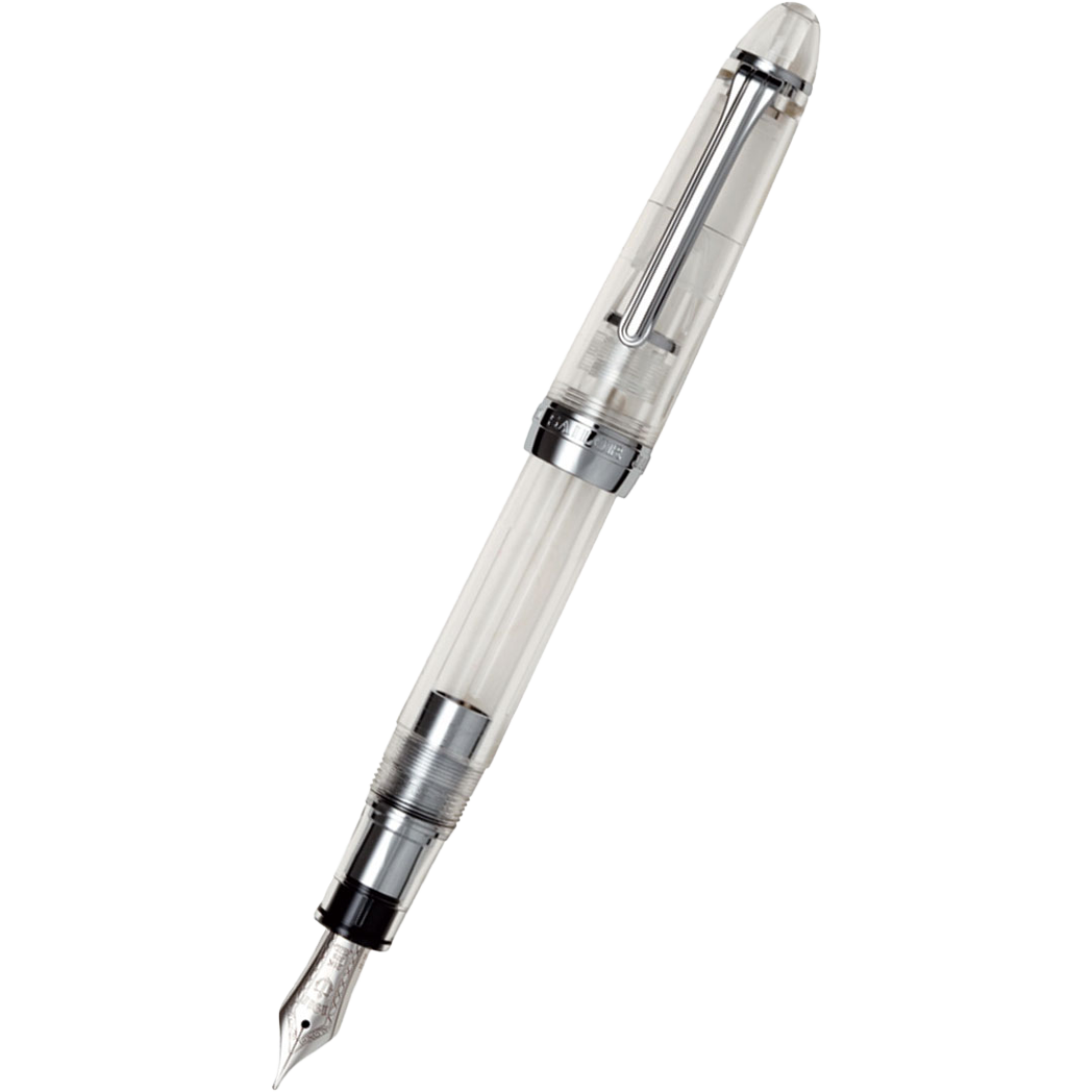 Sailor 1911L Fountain Pen -Sliver Trim - Transparent-Pen Boutique Ltd