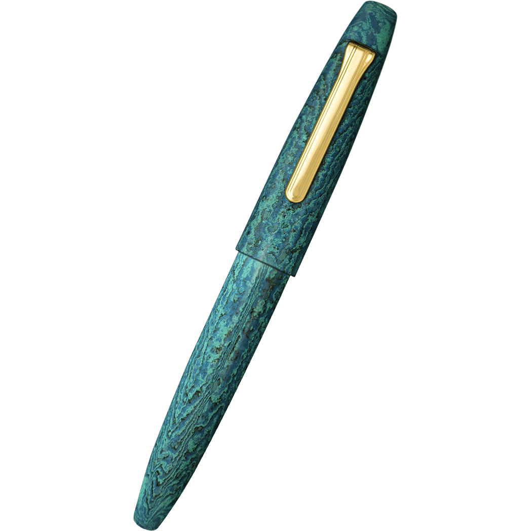 Sailor Fountain Pen - Naginata Togi - Green Echo ( RYOKKYO ) - Gold Trim - Bespoke Dealer Exclusive - Pen Boutique Ltd