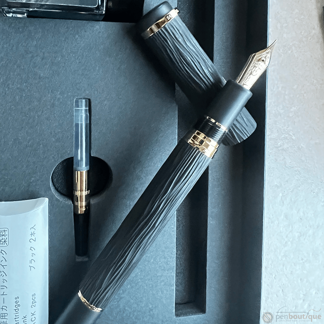 Sailor Ebonite Sculpture Fountain Pen - Yokaze (Night Breeze) - Pen Boutique Ltd