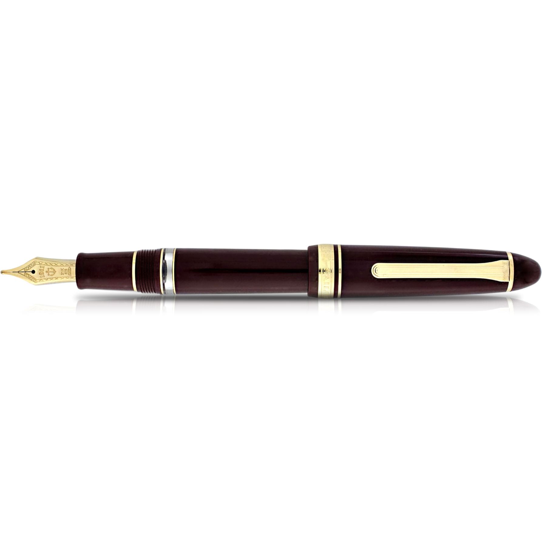Sailor Fountain Pen - 1911L Realo - Maroon/Gold - Pen Boutique Ltd