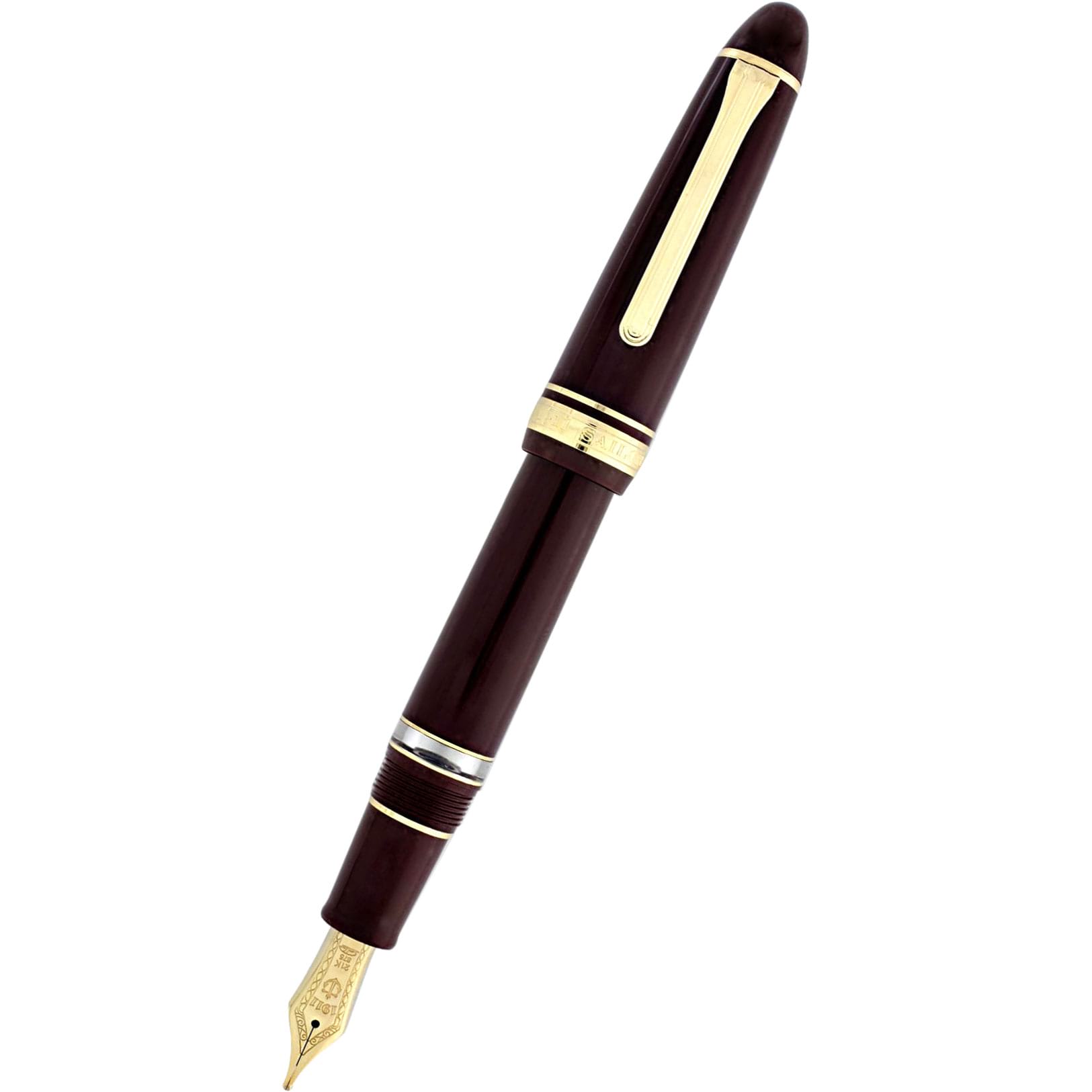 Sailor Fountain Pen - 1911L Realo - Maroon/Gold - Pen Boutique Ltd