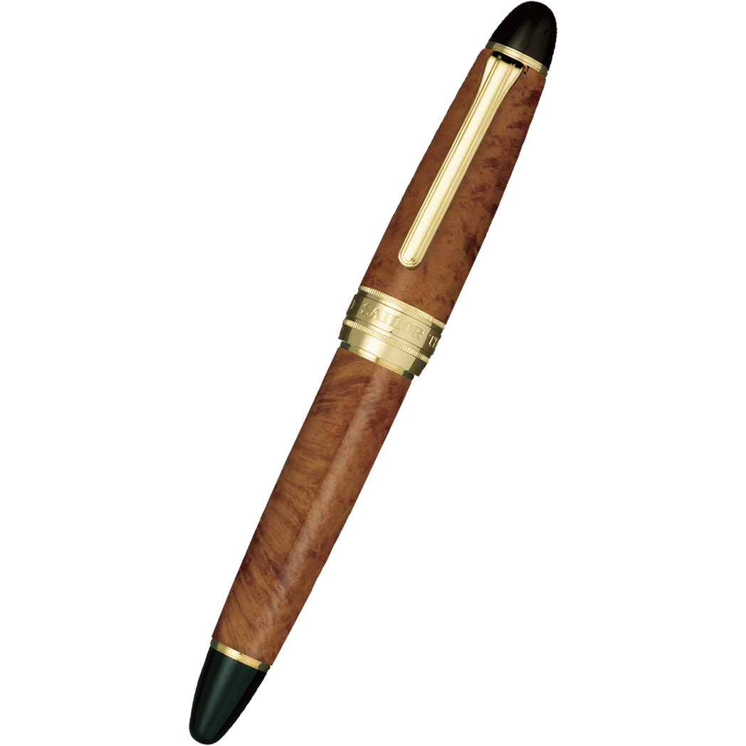 Sailor Fountain Pen - King of Pens - Red Brier Wood (Bespoke Dealer Exclusive) - Pen Boutique Ltd