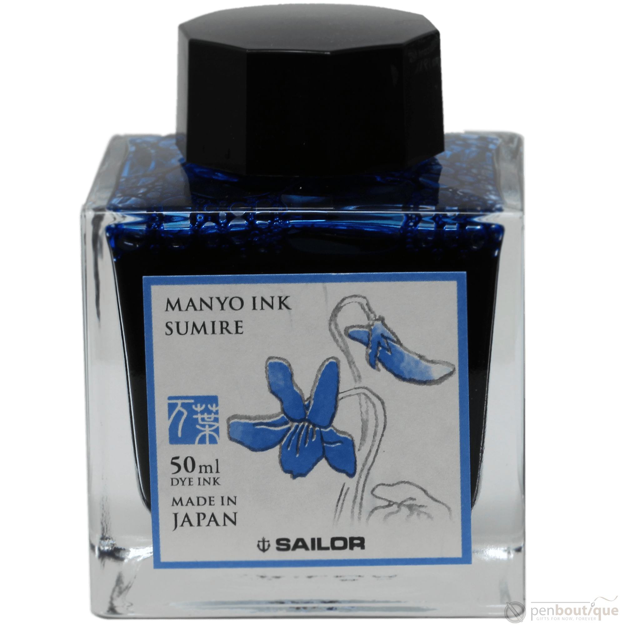 Sailor Manyo Ink Bottle - Sumire - 50ml - Pen Boutique Ltd