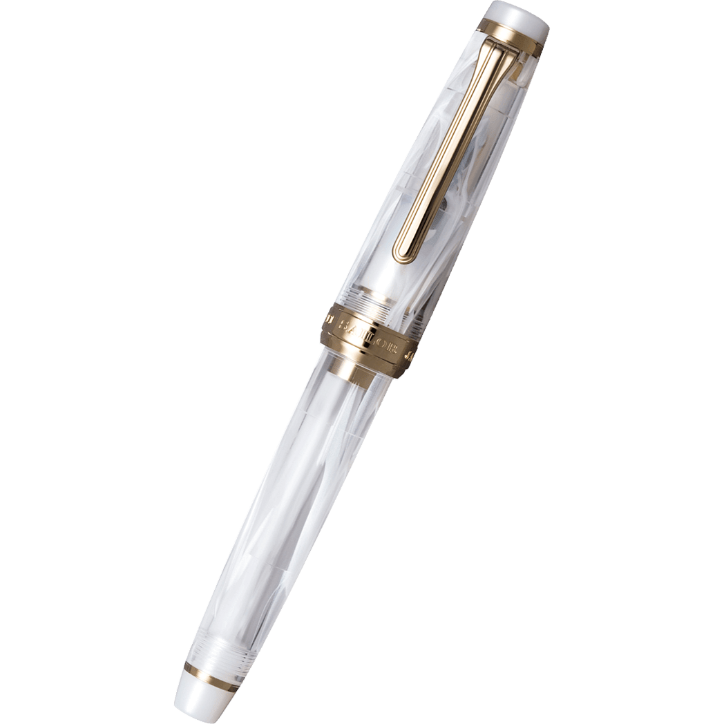 Sailor Professional Gear Fountain Pen - Veilio Pearl White - Slim (Bespoke Dealer Exclusive) - Pen Boutique Ltd