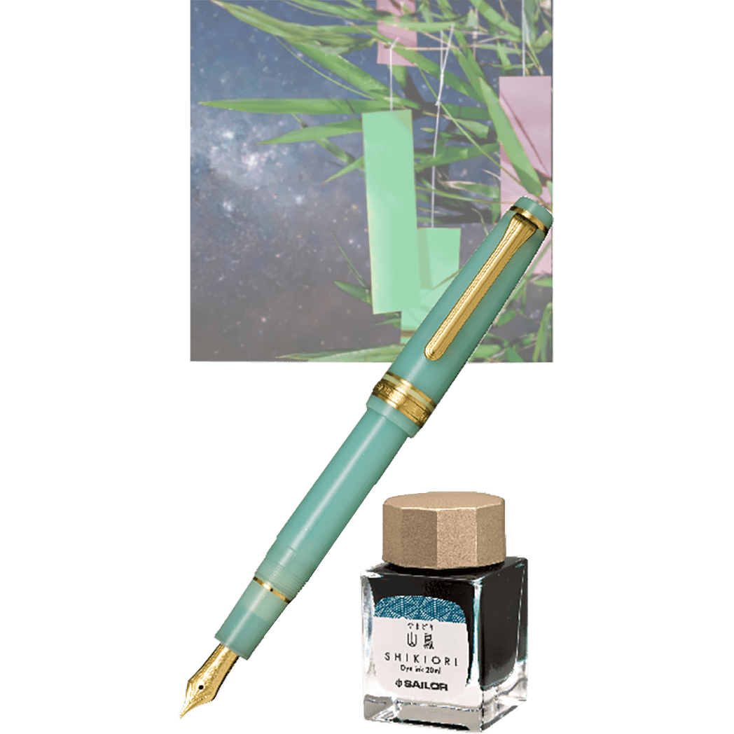 Sailor Seasonal Festival Fountain Pen Set - Limited Edition - Sasa - Slim - Pen Boutique Ltd