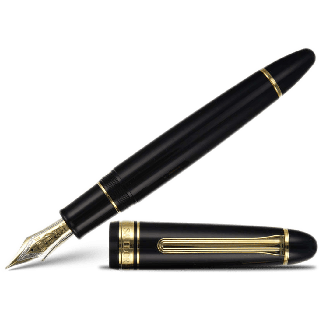Sailor 1911 Fountain Pen - Black - Gold Trim (King of Pens) - Pen Boutique Ltd