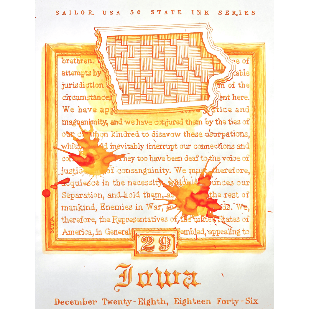 Sailor Bottled Ink - USA State - Iowa - 20ml - Pen Boutique Ltd