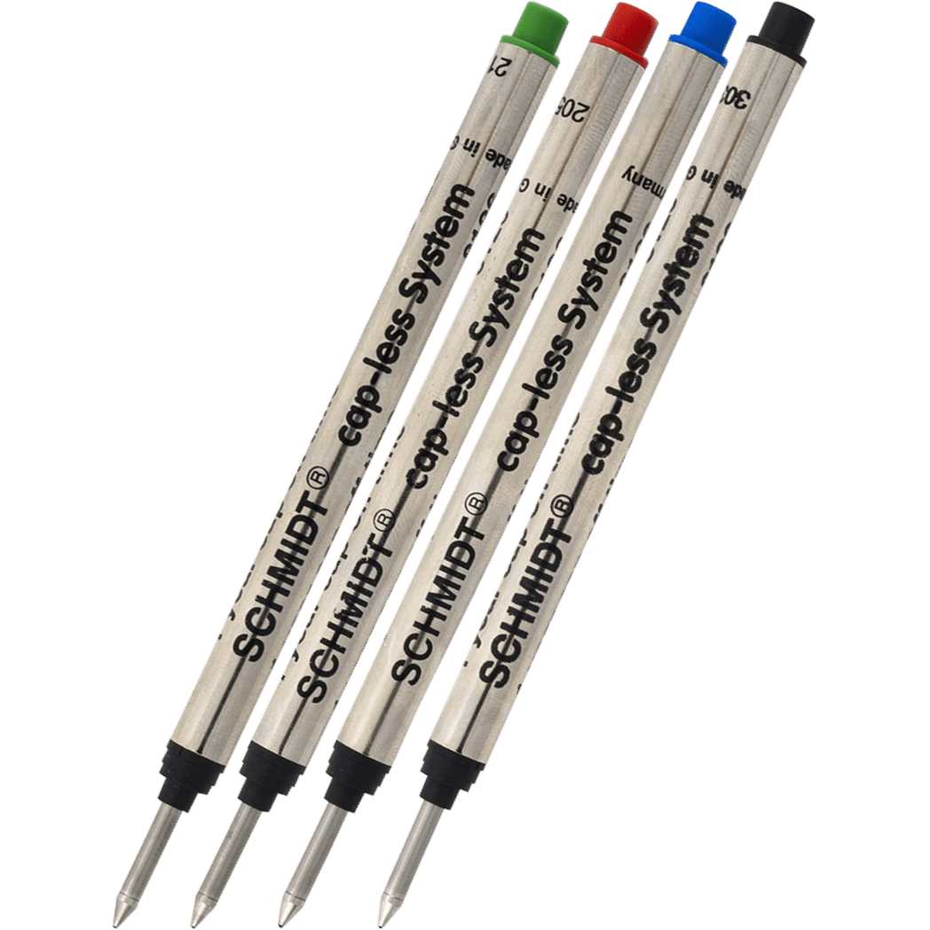 Schmidt Long Capless Rollerball 0.6 mm Refill-6pkt - Pen Boutique Ltd