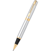 Sheaffer 300 Rollerball Pen - Gold Plated Trim - Chrome - Pen Boutique Ltd