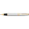 Sheaffer 300 Rollerball Pen - Gold Plated Trim - Chrome - Pen Boutique Ltd