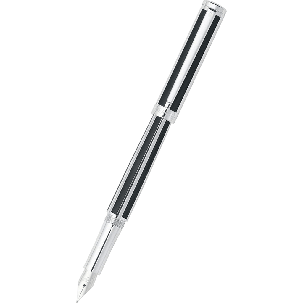 Sheaffer Intensity Fountain Pen - Jet Black Stripe- FINE - Pen Boutique Ltd